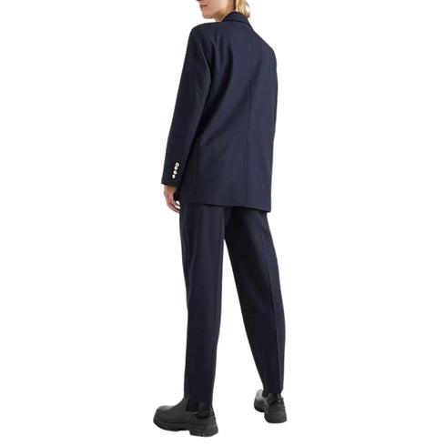 Blazer Donna doppiopetto con stemma sui bottoni Blu TOMMY HILFIGER- Francavilla Moda